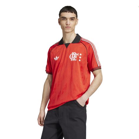 Camisa Flamengo Lifestyler Adidas 2024/25 - Masculina