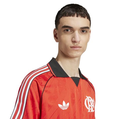 Camisa Flamengo Lifestyler Adidas 2024/25 - Masculina