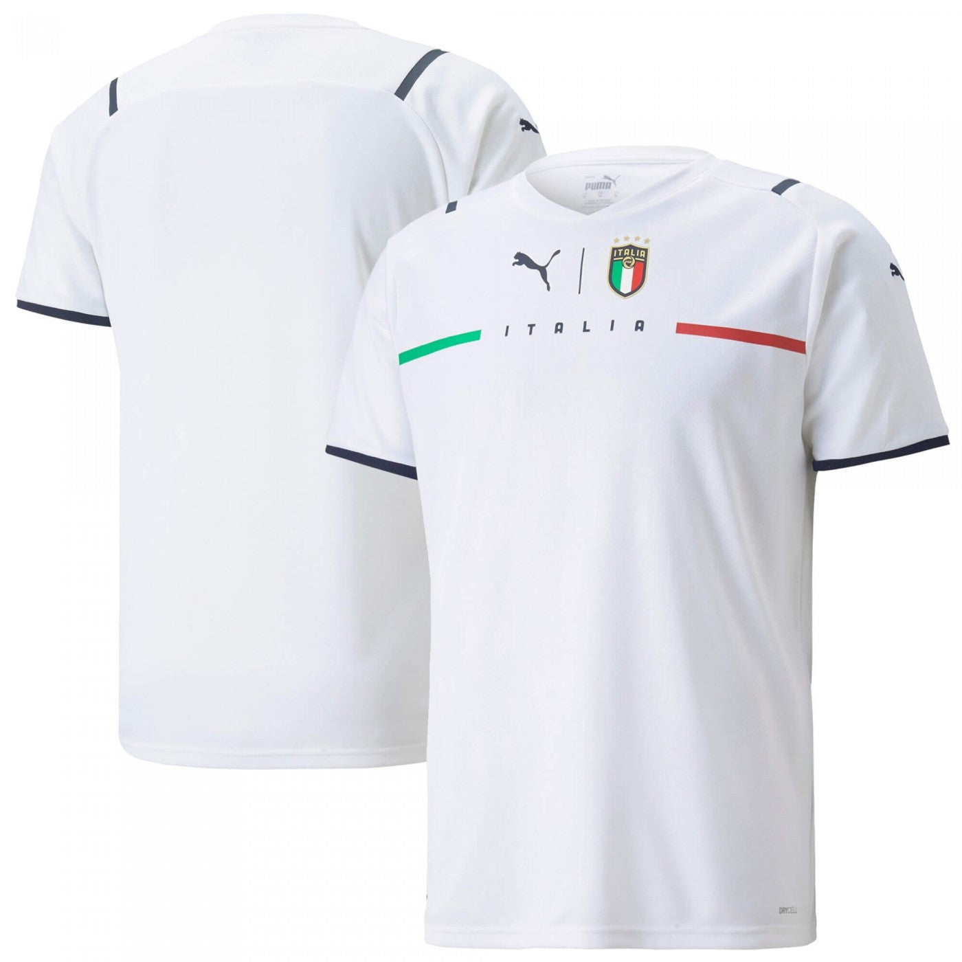 Camisa Itália Away 21/22 Puma Masculina Torcedor Branca