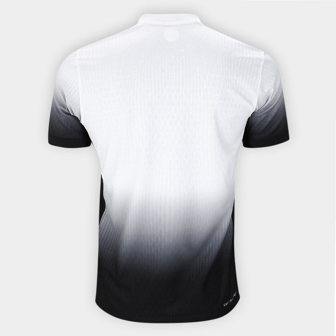 Camisa Corinthians I 24/25 s/n° Jogador Nike Masculina - Branco+Preto