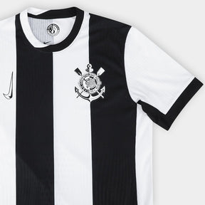 Camisa Corinthians III 24/25 s/n° Jogador Nike Masculina - Branco+Preto