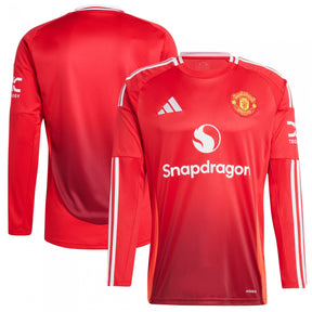 Camisa Manchester United Home 2024/25 - Manga longa