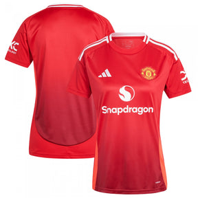 Camisa Manchester United I 24/25 Adidas Feminina - Vermelho