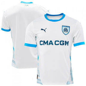 Camisa Olympique de Marseille Home 24/25 s/n° Torcedor Puma Masculina - Branco