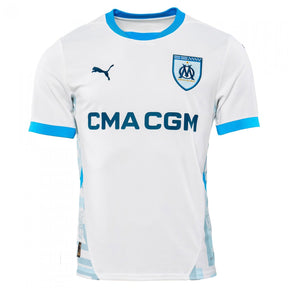 Camisa Olympique de Marseille Home 24/25 s/n° Torcedor Puma Masculina - Branco