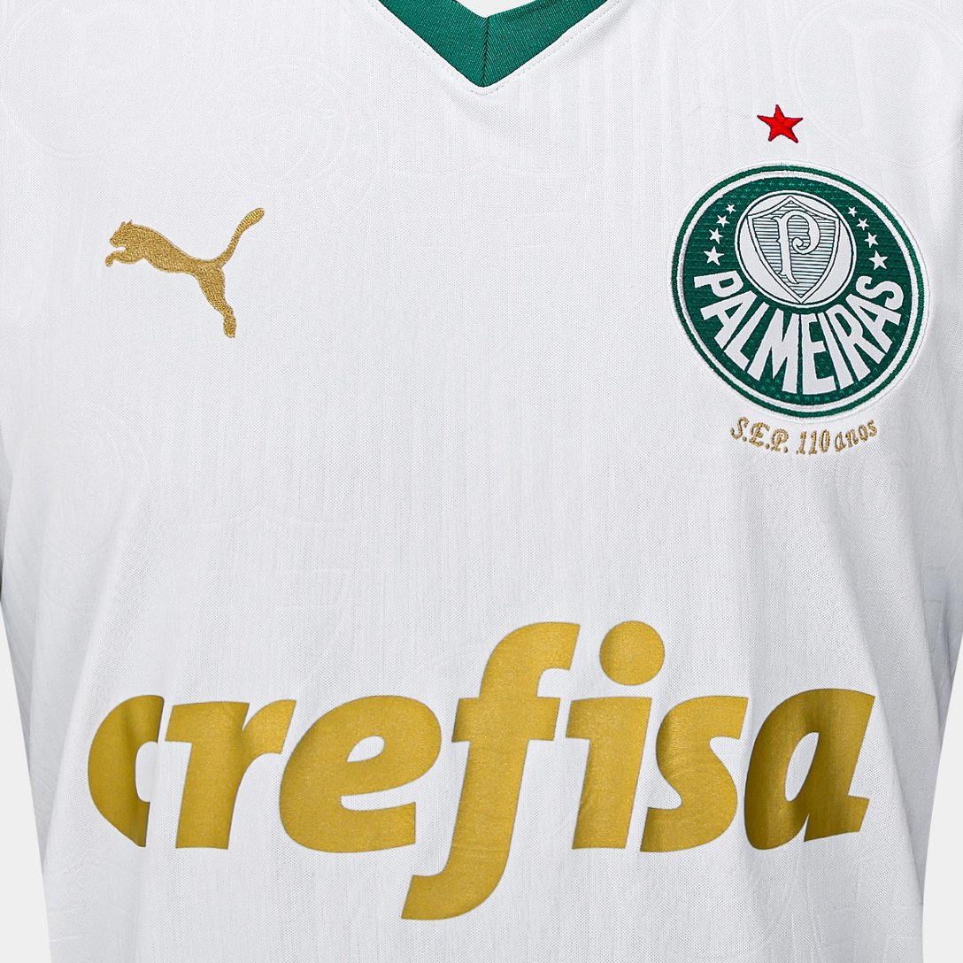 Camisa Palmeiras II 24/25 sn° Torcedor Puma Masculina - Branco