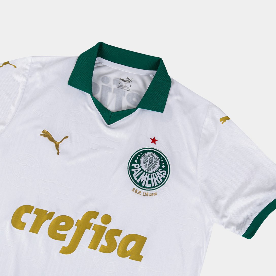 Camisa Palmeiras II 24/25 sn° Torcedor Puma Masculina - Branco