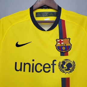 Camisa Barcelona I 08/09 Retrô Masculina - Amarela | Clássico Histórico do Barça