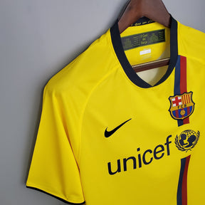 Camisa Barcelona I 08/09 Retrô Masculina - Amarela | Clássico Histórico do Barça