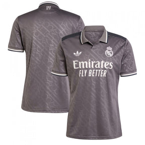 Camisa Real Madrid Third 24/25 s/n° Torcedor Adidas Masculina - Cinza