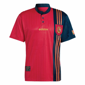 Camisa l Espanha 1996/97 Adidas - Versão Retrô Masculina - Vermelha