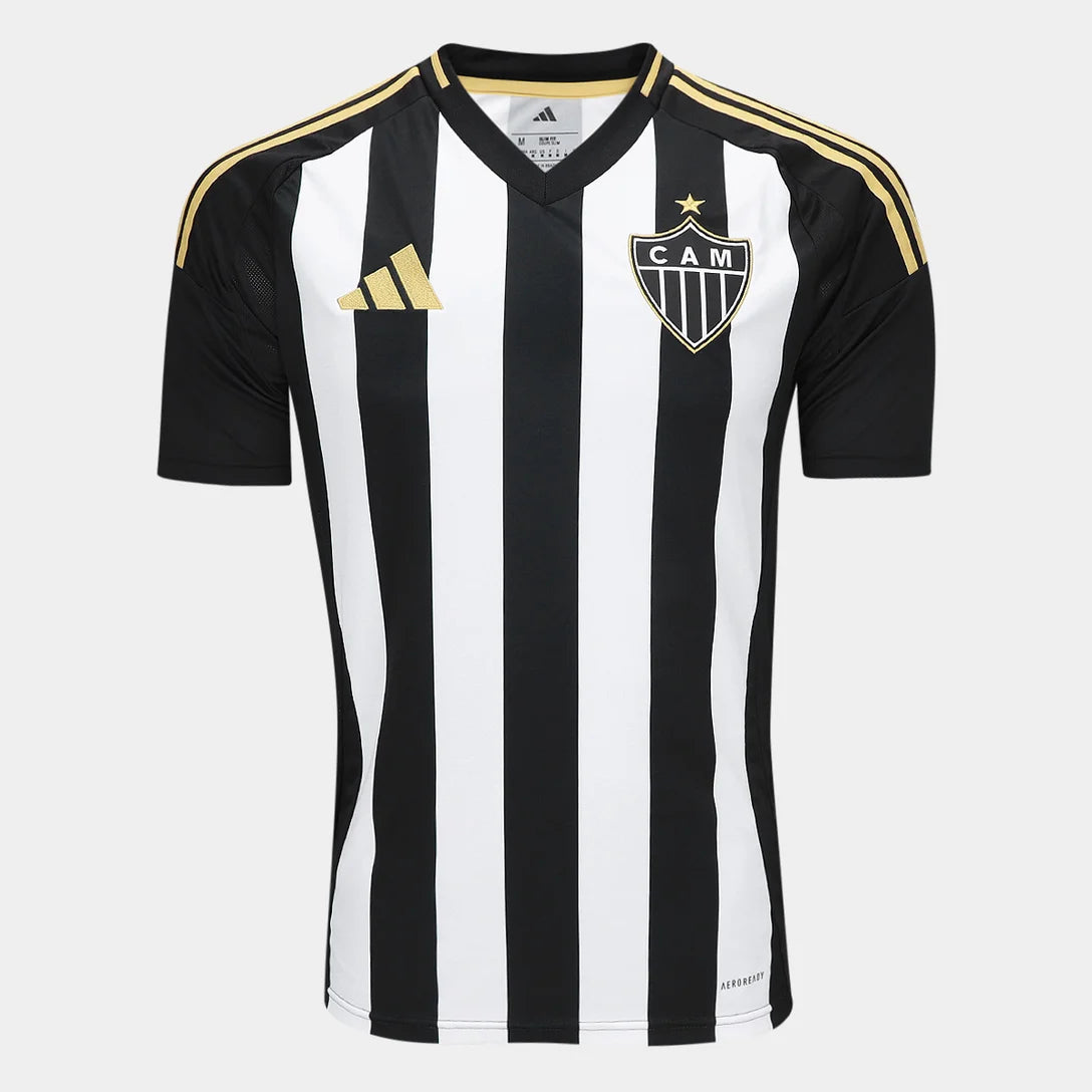 Camisa Atlético Mineiro I 25/26 s/n Torcedor Adidas Masculina - Preto