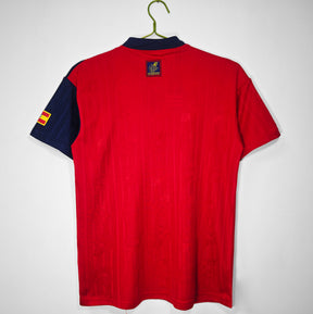 Camisa Seleção Espanha Home 1996/97 - Versão Retrô - Vermelha - Masculina