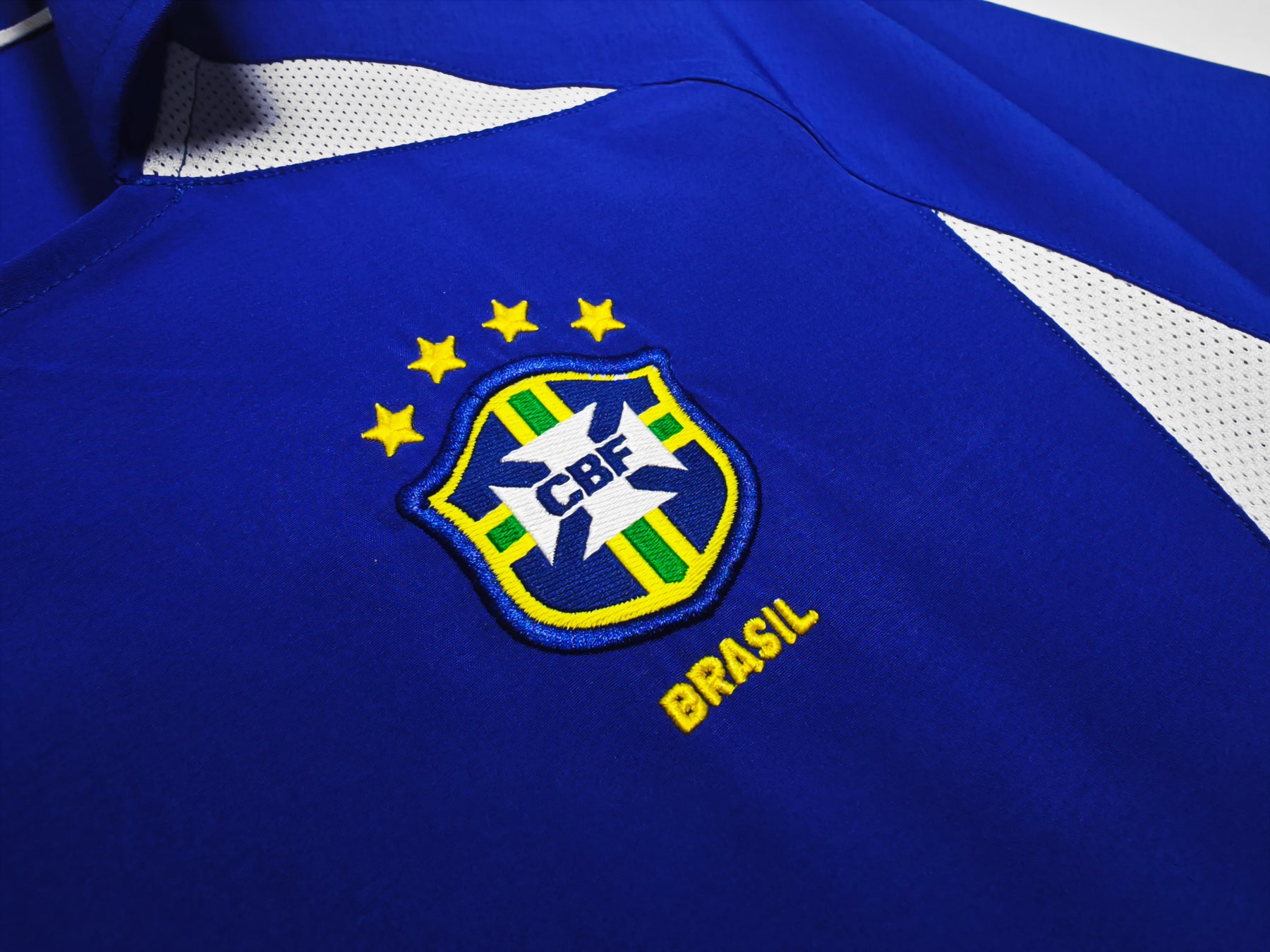 Camisa Seleção brasileira Nike 2002/03 Azul - Versão Retrô - Masculina