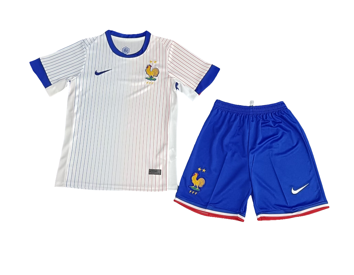 Kit infantil Seleçao França l 2024/25 - Branca