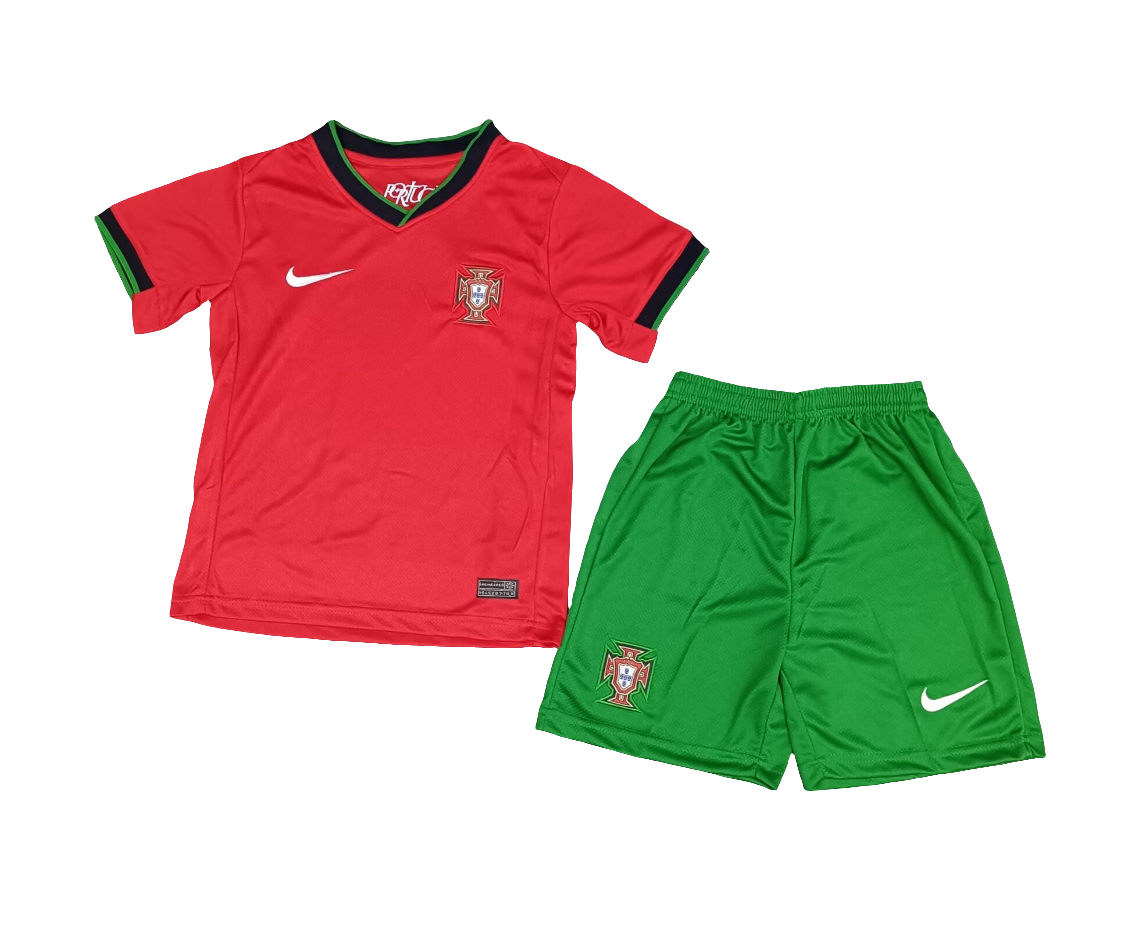 Kit Infantil Seleçao Portugal l 2024/25 - Vermelho