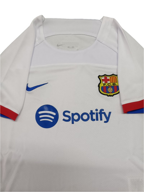 Kit Infantil Nike Barcelona II 2023/24 - Branco