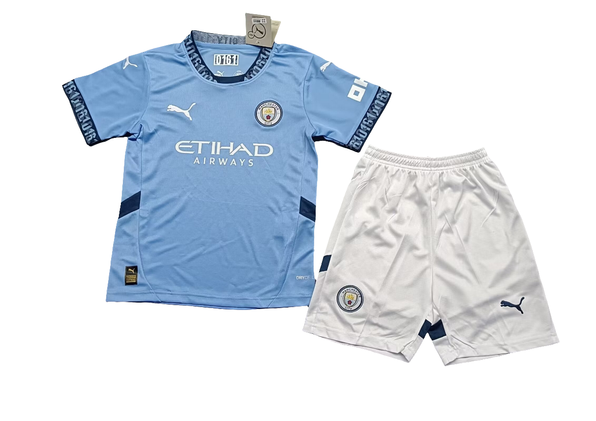 Kit Infantil Manchester City 24/25 - Azul