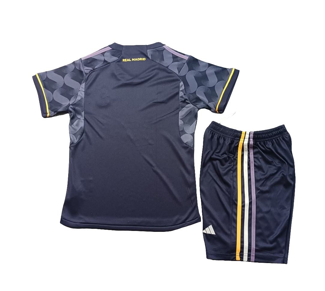 Kit infantil Real Madrid away 2023/24