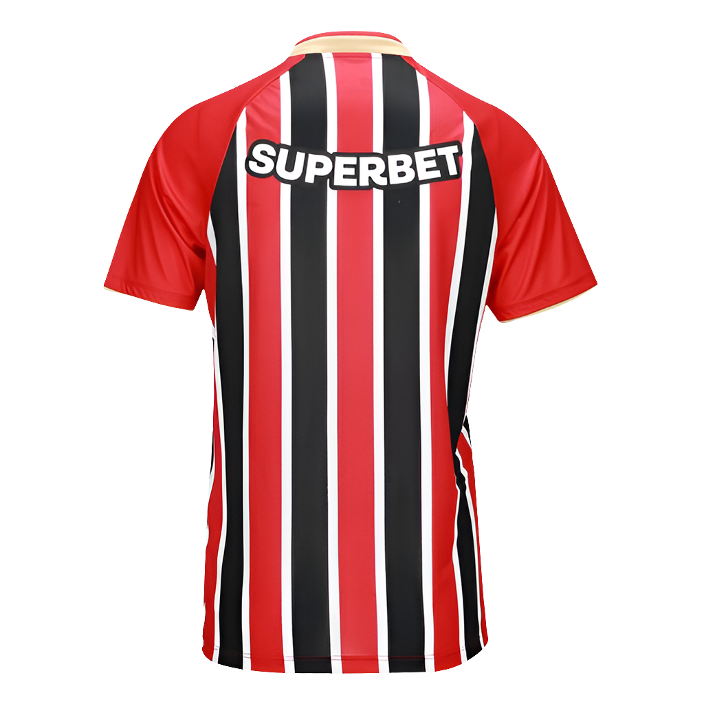 Camisa São Paulo II 25/26 s/n Torcedor New Balance Feminina - Vermelho+Branco
