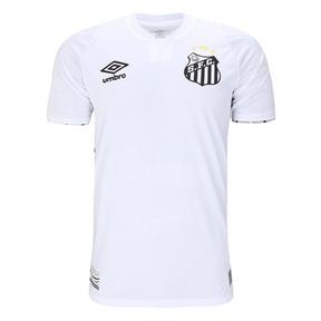 Camisa Santos I 24/25 s/n° Torcedor Umbro Masculina - Branco+Preto