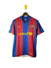 Camisa Retrô Barcelona Home 07/08 - Azul e Grená | Edição Clássica e Memorável