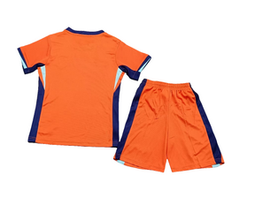 Kit Infantil Holanda I 2024/25 Nike - Laranja