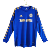 Camisa Chelsea Home 2012/13 Manga Longa - Versão Retrô Masculina - Azul