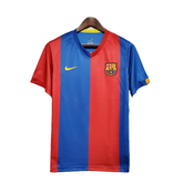 Camisa Barcelona Retrô Home 05/06 Torcedor Masculina - Vermelha e Azul