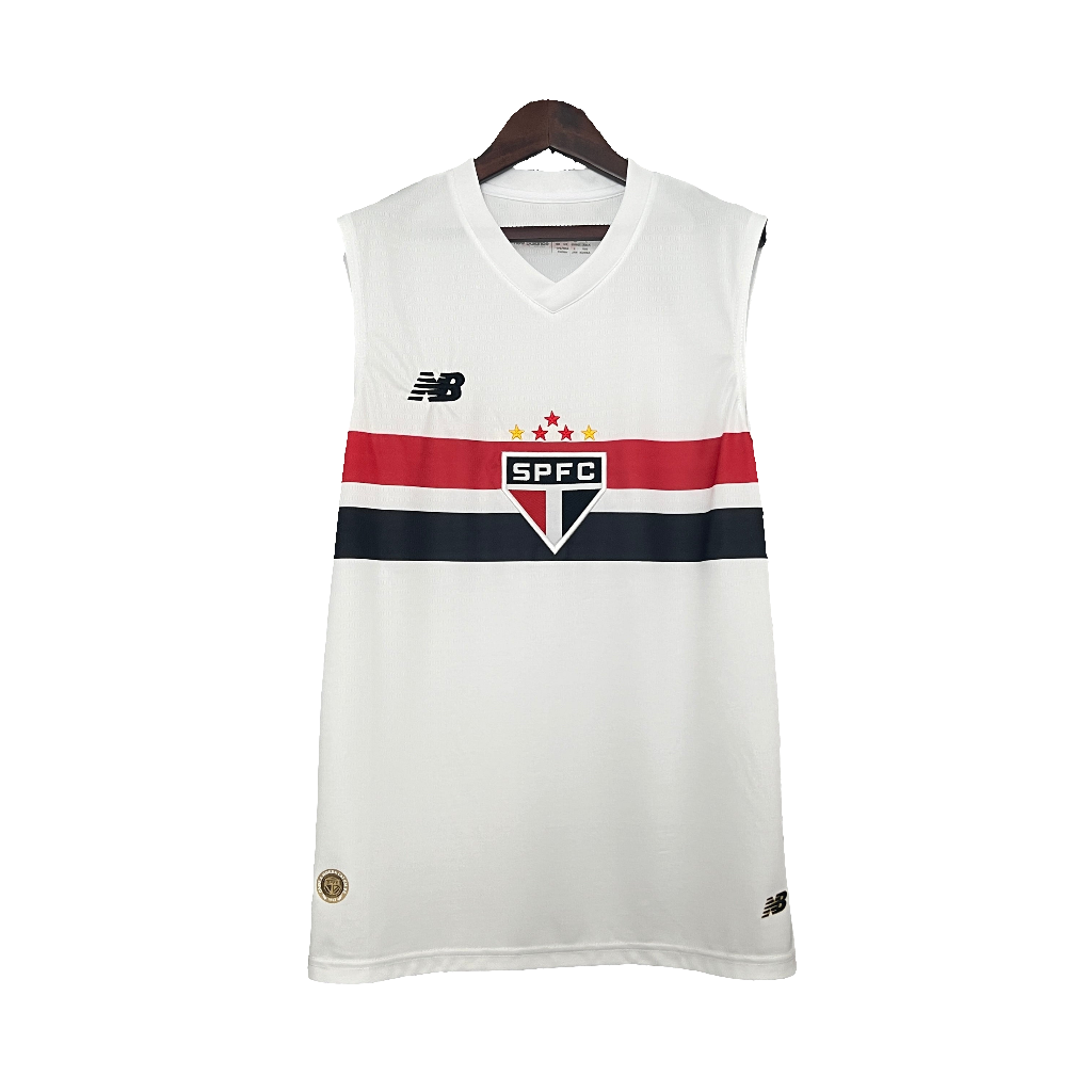 Camisa São Paulo I 24/25 Sem Mangas Masculina