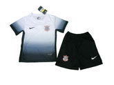 Kit Infantil Corinthians 24/25 Torcedor Nike - Preto e Branco