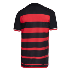 Camisa Flamengo I 24/25 s/n° Torcedor Adidas Masculina - Vermelho+Preto