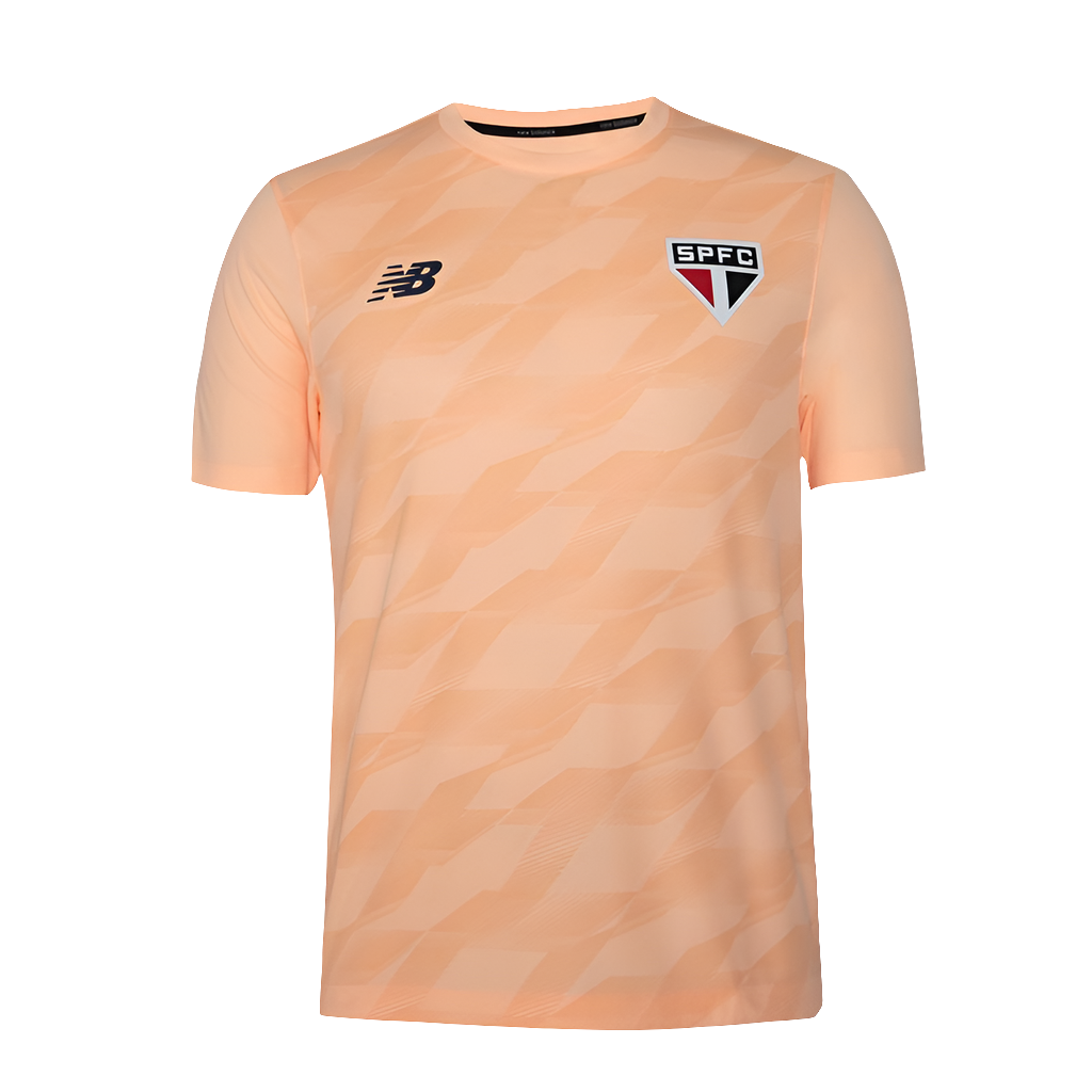 Camisa São Paulo 24/25 s/n° Treino New Balance Masculina - Laranja