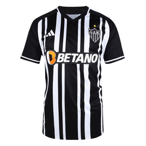 Camisa Atlético Mineiro I 23/24 s/n° Torcedor Adidas Masculina - Preto+Branco