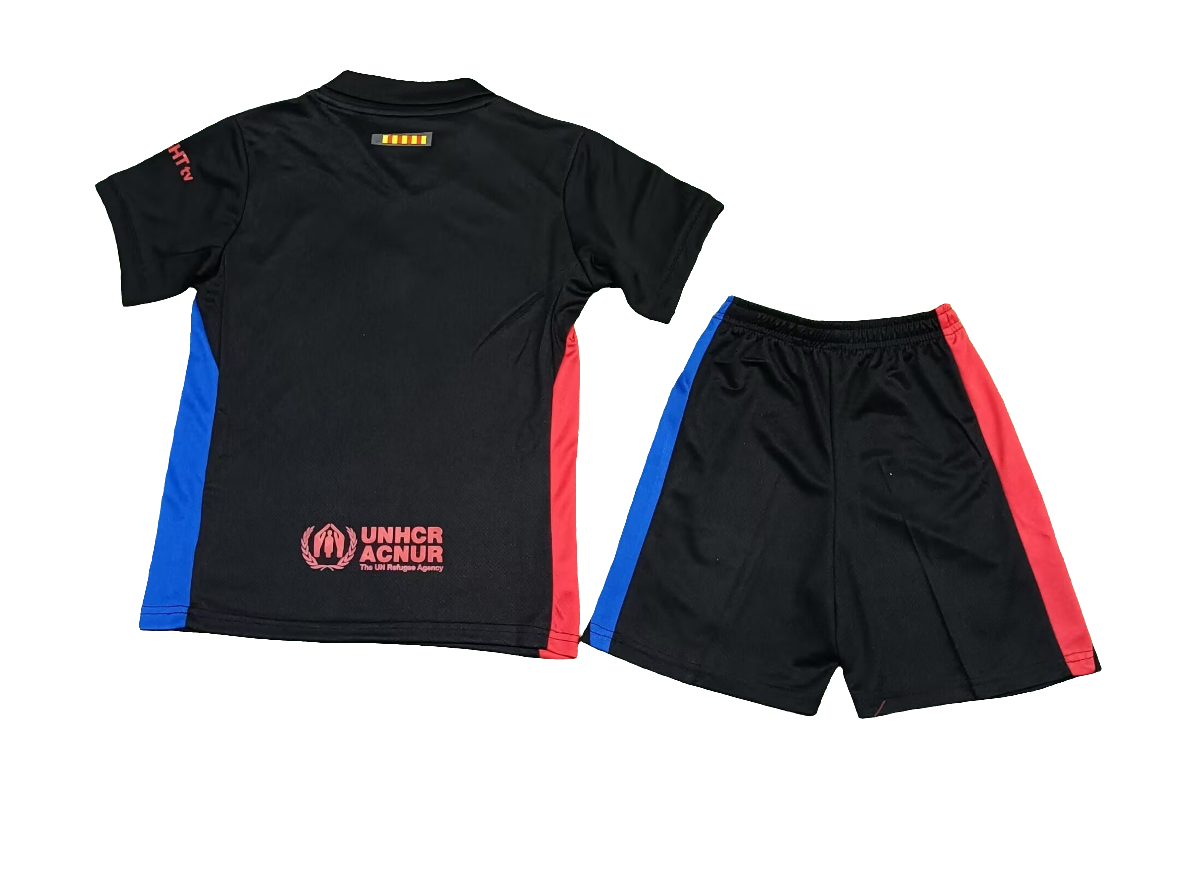 Kit Infantil Barcelona II 24/25 Nike - Preto