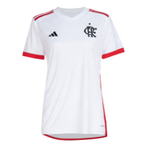 Camisa Flamengo II 24/25 s/n° Torcedor Adidas Feminina - Branco