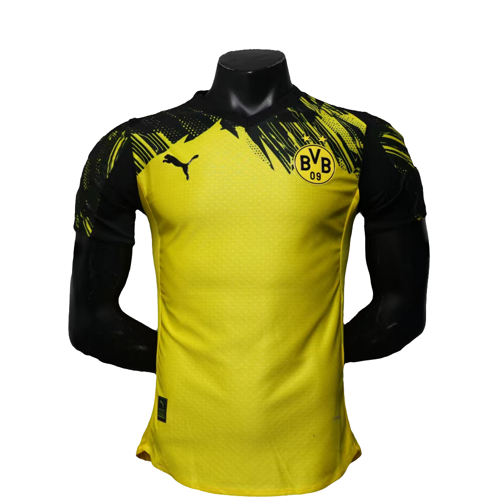 Camisa Borussia Dortmund Home 25/26 - Versão Jogador - Amarela + Preto