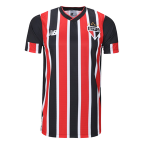 Camisa São Paulo II 24/25 s/n° Torcedor New Balance Masculina - Vermelho+Branco