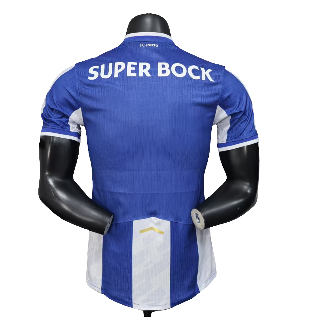 Camisa FC Porto l 2025/26 S/n Jogador Masculina - Azul+ Branco