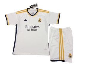 Kit Infantil Real Madrid Home 23/24 - Branco