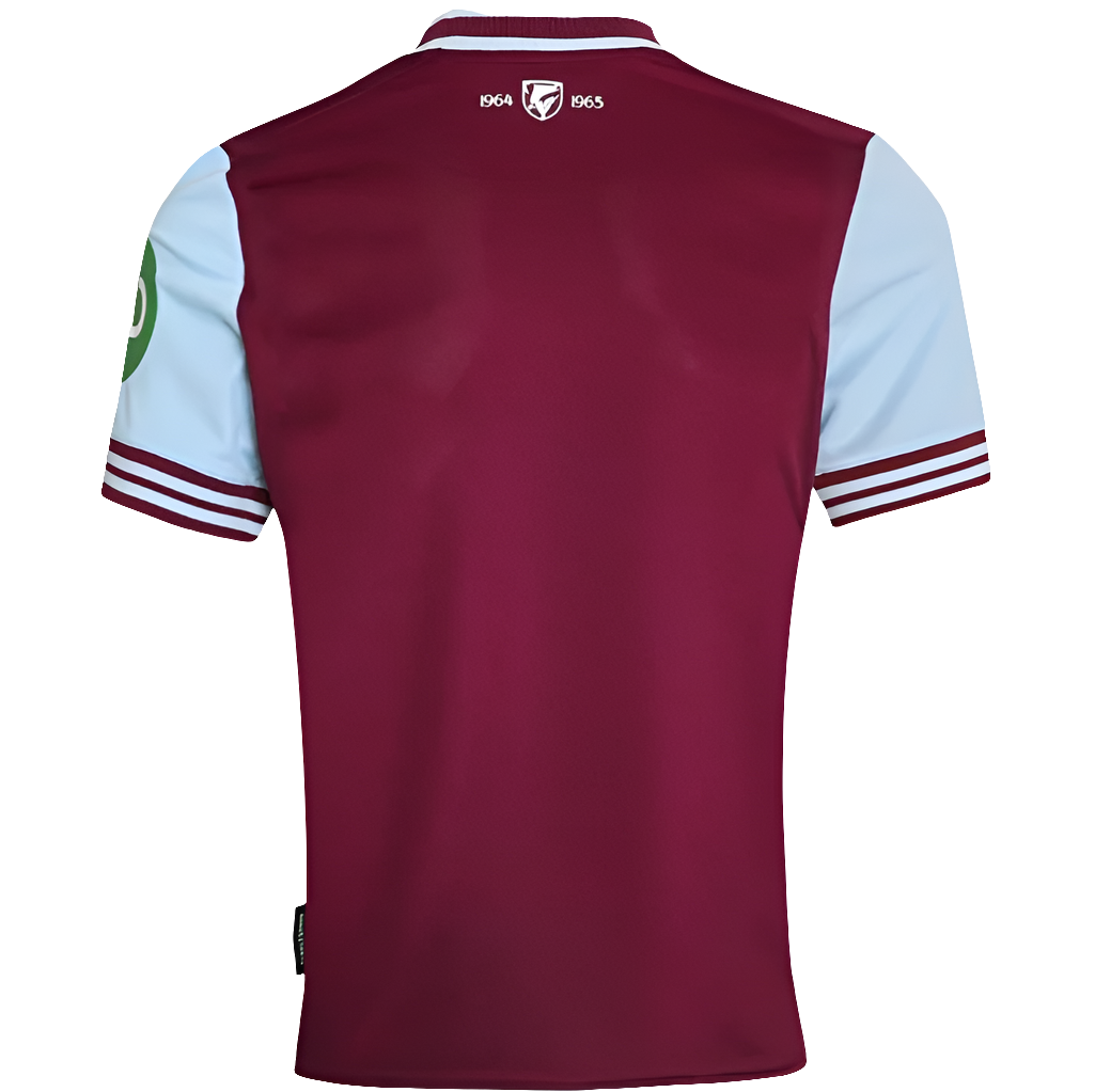 Camisa West Ham Home 2024/2025 Grená e Azul Torcedor Masculina Umbro