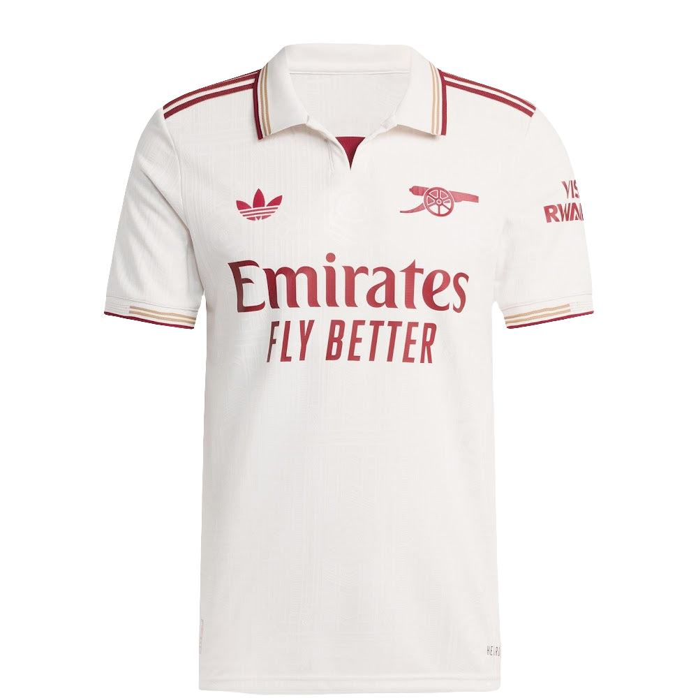 Camisa Arsenal III 2025/26 Off-White - Adidas - Masculino Torcedor