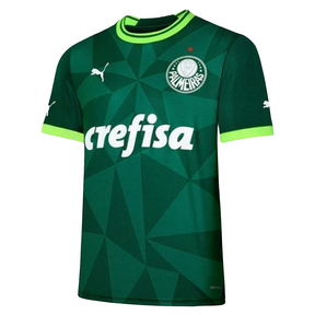 Camisa Palmeiras I 23/24 s/nº Torcedor Puma Masculina - Verde escuro