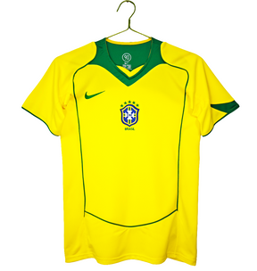 Camisa Seleção brasileira Nike 2004/05 Versão Retrô - Amarela - Masculina