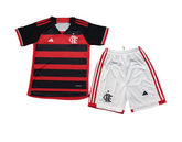 Kit Infantil  Flamengo I 24/25 s/n° Torcedor Adidas - Vermelho+Preto