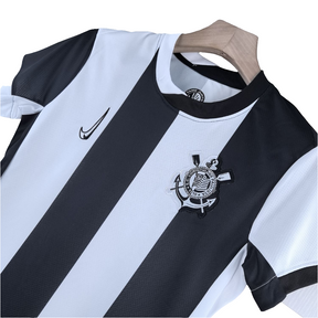 Camisa Corinthians III 24/25 s/n° Torcedor Nike Feminino - Branco+Preto