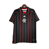 CAMISA FLAMENGO EDIÇÃO LIMITADA PRETA COM LINHAS VERMELHAS 24/25 MASCULINA