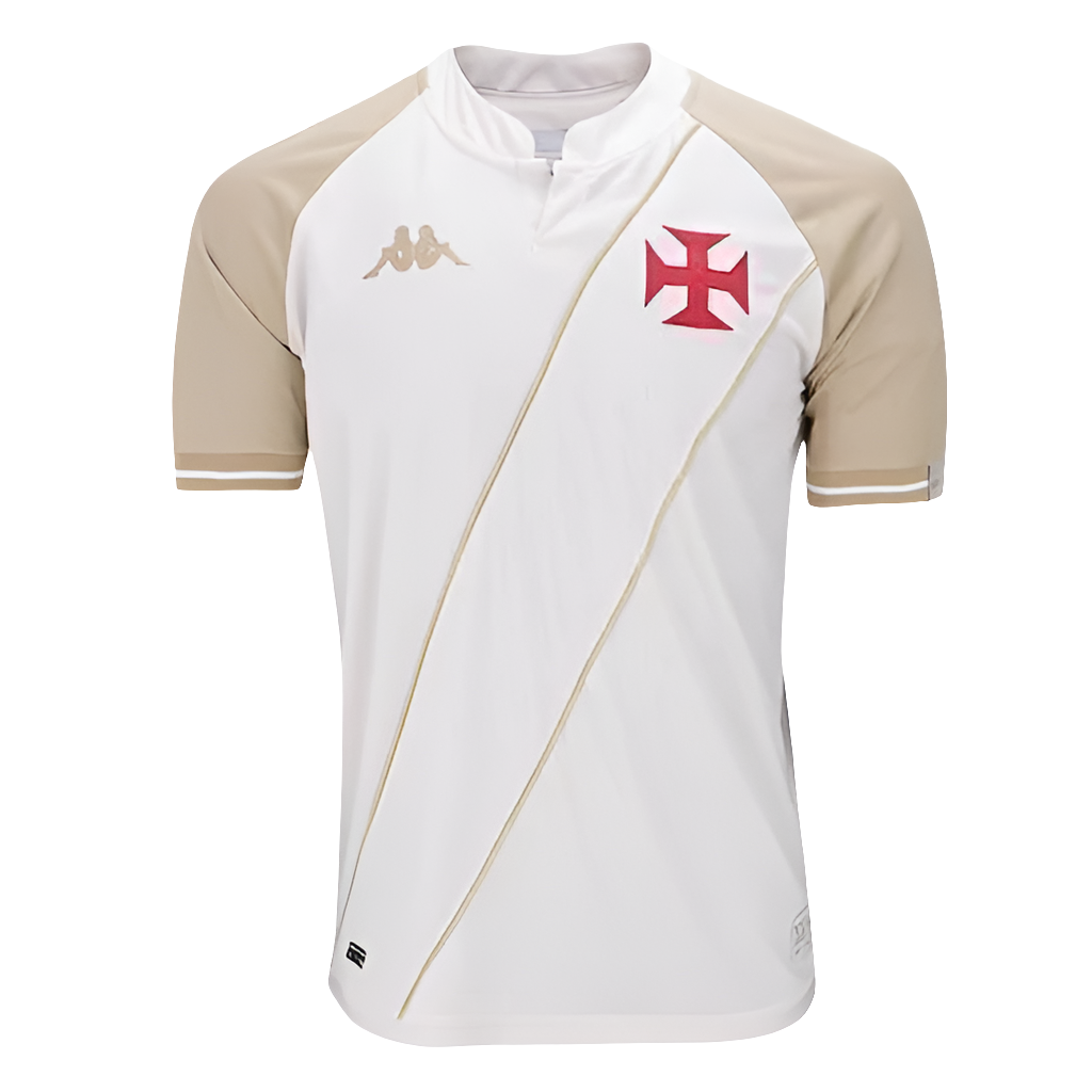 Camisa Vasco III 2024/25 Torcedor Masculina Kappa - Bege