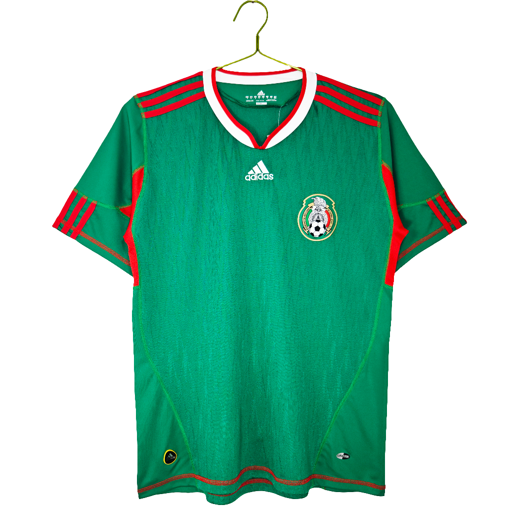 Camisa Seleção México 2010/11 Adidas - Versão Retrô - Verde - Masculina