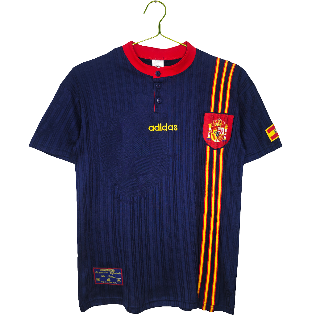 Camisa Seleção Espanha Away 1996/97 - Versão Retrô - Masculina